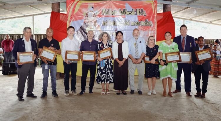 President Ramos-Horta awards Medal Of Merit to key contributors of Bakhita Center in Ermera and Bobonaro