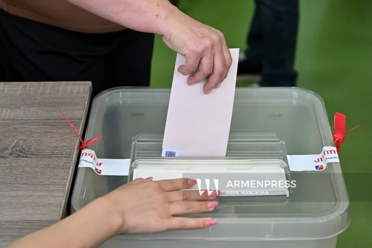 A proxy of “Strong Armenia” was arrested for attempting to vote twice