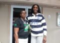 Basketball queen Megan Nestor welcomed home
