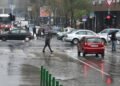 Changeable cloudy weather with occasional rain showers