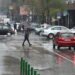 Changeable cloudy weather with occasional rain showers