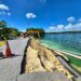 Passage to Flores Island is reduced to pedestrians and water transport due to damage to the bridge