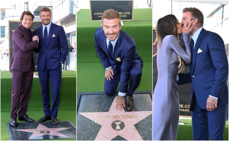 PHOTO | David Beckham received a star on the Walk of Fame, Victoria and Tom Cruise gave emotional speeches