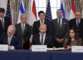 Israel and Lebanon signed a framework agreement with the United States