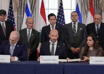 Israel and Lebanon signed a framework agreement with the United States