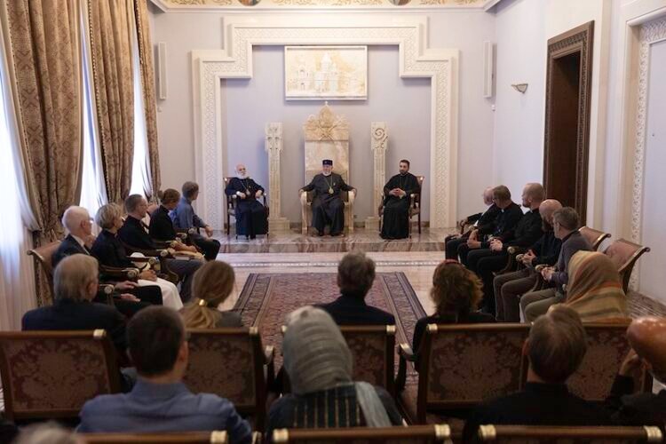 The Catholicos of All Armenians received the pilgrims of the Evangelical Lutheran Church of Denmark