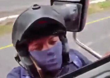 Video: extortionists demand payment of fees from heavy transport pilots en route to the Pacific