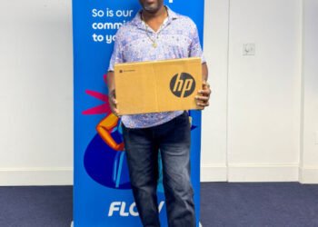 Ferdinand Benjamin Wins Chromebook in Flow Antigua Promotion