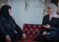First Lady Latifa al-Droubi meets Idlib school principal recognized for community work