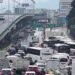 Public transport operators block Periférico Norte