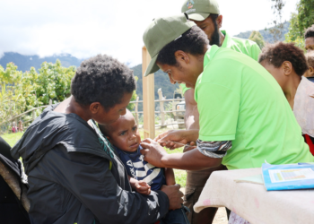 Health survey in Mt Wilhelm area