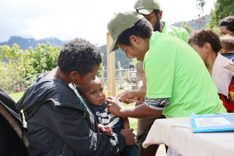 Health survey in Mt Wilhelm area