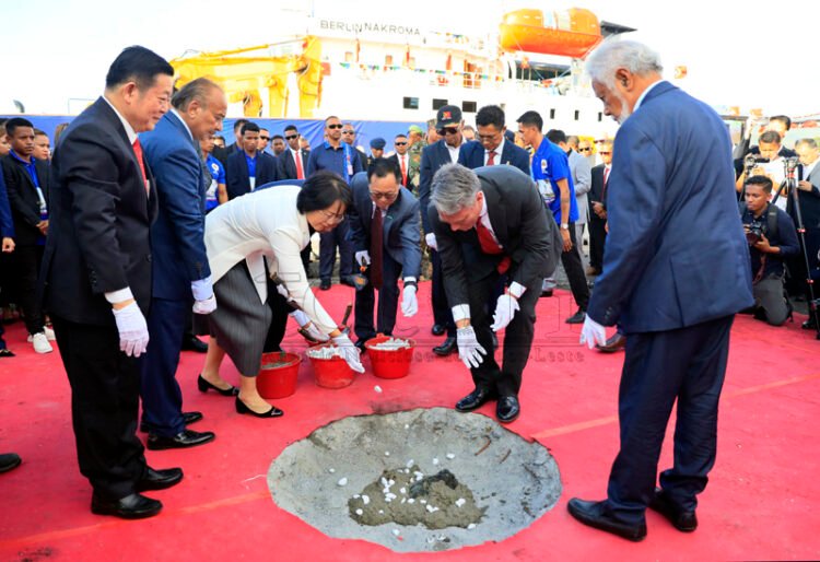 Groundbreaking Ceremony for Internaitonal Convention Center in Dili
