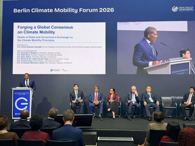 Prime Minister Drew Calls for Climate Justice, Community Voices at Berlin Forum