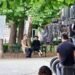 Ansel Elgort Spotted Taking Pictures with Fans during “Dinner with Audrey” Shoot in Budapest
