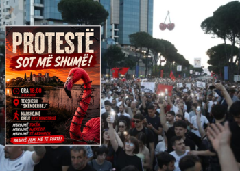 Citizens filled the boulevard yesterday, today is the third protest against the project in Zvrnec: We protect the land, the people, the future – Shqip.com