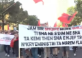 “Albania is not for sale!”/The third day of citizens’ protest against the project in Zvërnec – Shqip.com