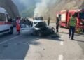 Tragic accident on the Vlorë-Orikum axis, police: A 35-year-old man lost his life, he was trapped in the car that caught fire – Shqip.com