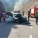 Tragic accident on the Vlorë-Orikum axis, police: A 35-year-old man lost his life, he was trapped in the car that caught fire – Shqip.com