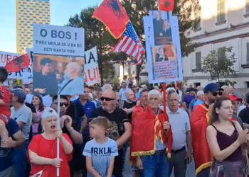 Details from the 17th citizens’ protest, commissioner Marta Kos is also ironic – Shqip.com
