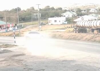 Terrifying CCTV Footage shows the exact moment cyclist was struck down by out of control Vitz