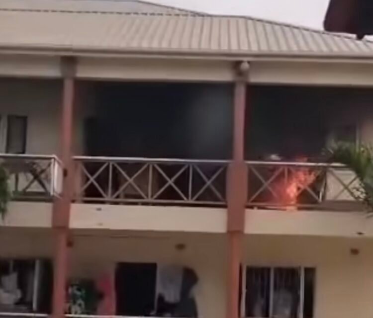 VIDEO: Kentish Road Building Damaged by Fire