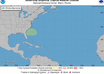 NHC Monitoring Low-Risk Weather Disturbance Off US Southeast Coast
