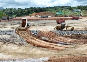 Prime Minister Skerrit says the international airport progressing well across the board