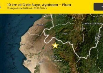 Piura: 5.5 magnitude earthquake was felt in the town of Suyo this morning