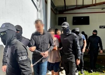 Twenty-three men plead not guilty to organised crime charges in Kuching
