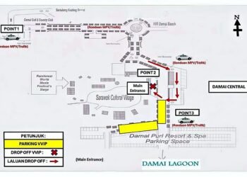 Partial road closure near Damai Golf and Country Club for RWMF 2026