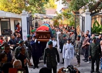 Large crowds turned out to pay their final respects and bid farewell to the late former President “Lú Olo”