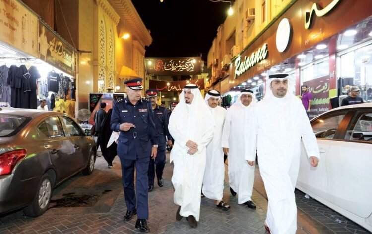 Gulf News | The Governor of the Capital pays an inspection visit to a number of funerals in Manama