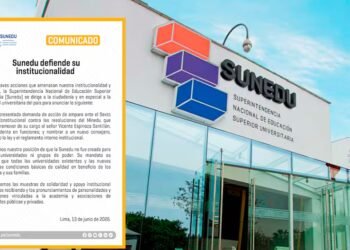 Sunedu announces legal actions against Minedu due to attempted removal of superintendent in late functions