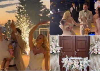 Vicky Kavoura: Wedding, baptism and birthday on the same day