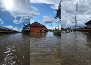 Long Bemang longhouse in Baram hit by floods, more than 600 residents affected