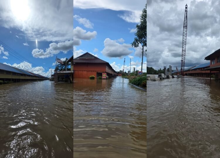 Long Bemang longhouse in Baram hit by floods, more than 600 residents affected