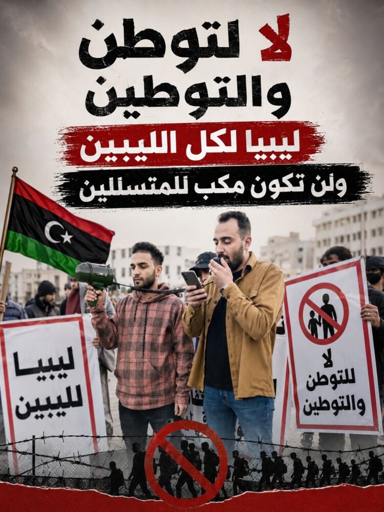 “No to Settlement, Naturalisation – Libya for Libyans” ‎Movement rallying Libyans to resist settlement of illegal migrants