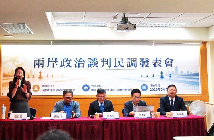 Cross-strait talks losing appeal: poll