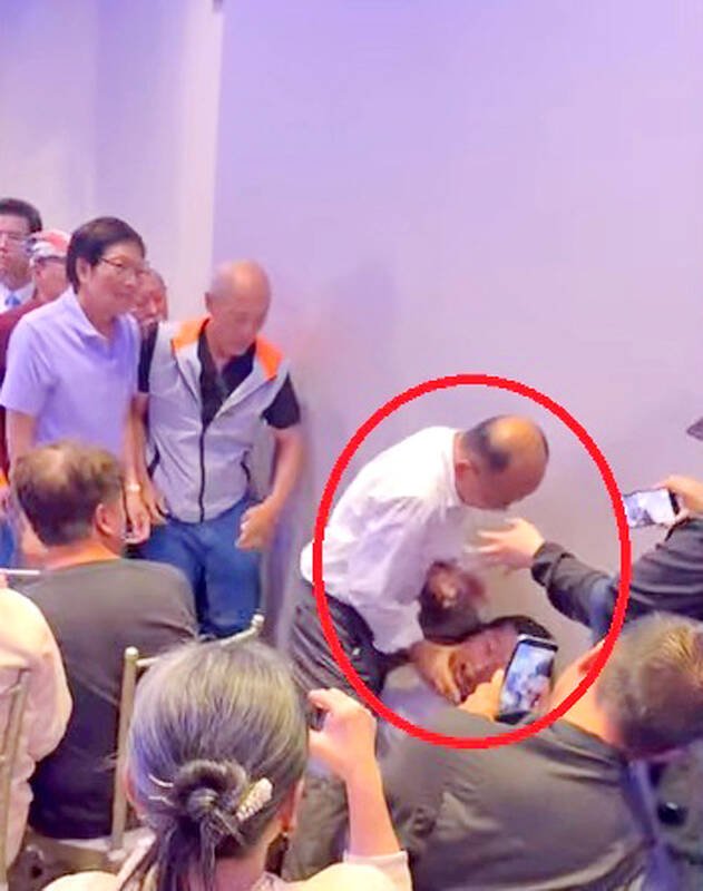 Man ‘dragged’ from LA KMT event