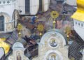 Deadly Russian strikes hit landmark Kyiv cathedral