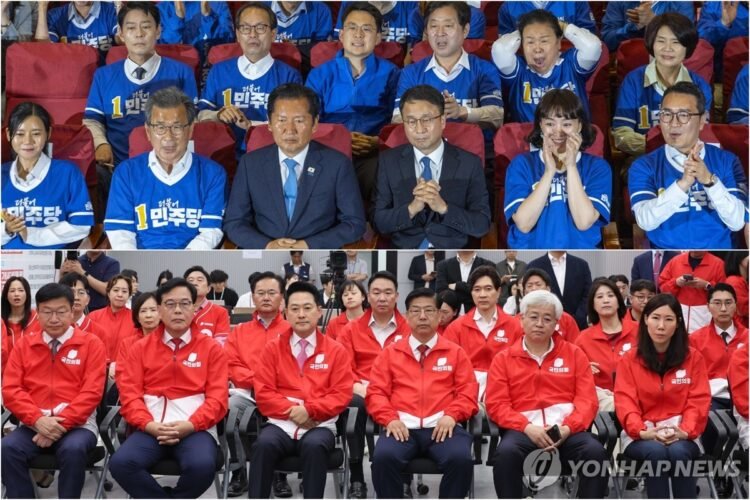 (ROUNDUP) Ruling party wins landslide in local elections despite losing Seoul to incumbent mayor