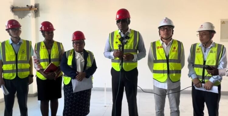 PM Skerrit satisfied with progress on Goodwill Secondary School project site