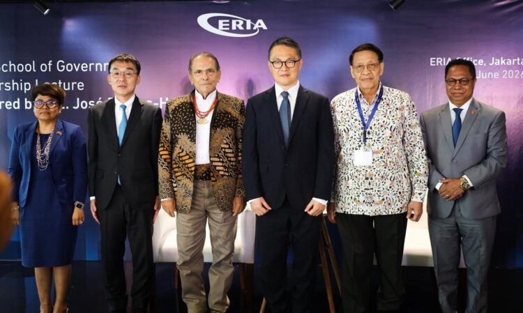 President Ramos-Horta delivers keynote lecture on leadership and regional diplomacy at the Eria School of Government in Jakarta