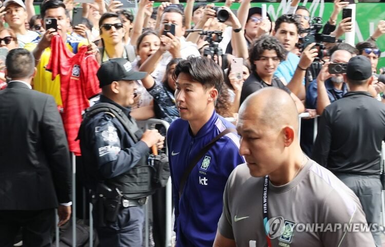 S. Korean players arrive in Mexico base camp ahead of World Cup