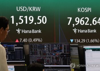 (LEAD) Seoul shares open sharply lower on renewed Iran tensions, U.S. tech losses