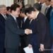 (LEAD) President, Samsung Electronics chief discuss chip cluster investment in southern region