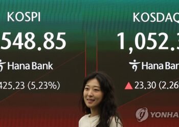 Seoul stocks sharply higher late Mon. morning on U.S.-Iran deal