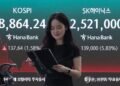 (2nd LD) Seoul stocks land at new high on chip rally
