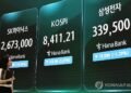 (2nd LD) Seoul shares nosedive nearly 6 pct on profit hunting after AI-led rallies